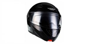 MOTO F19 Matt Black Casco de moto Modular