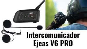 Intercomunicador Ejeas V6 Pro: Comunicación sin límites para moto