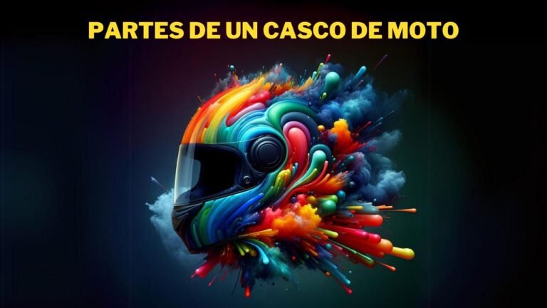partes de un casco de motocicleta