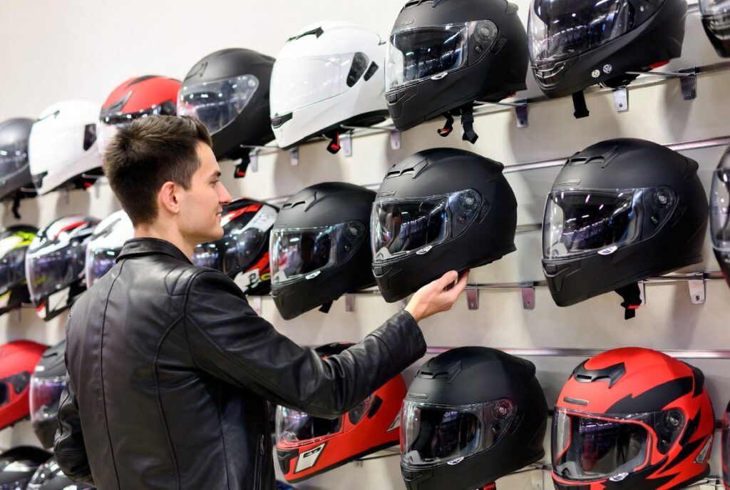 como elegir casco de moto